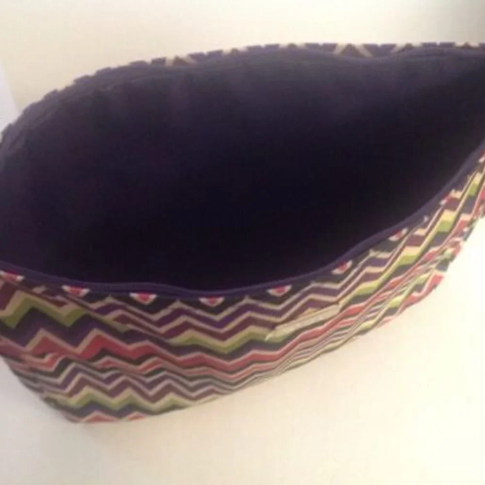 tarte Multi-Color Zigzag print Cosmetics Bag (makeup bag) - Brand New!